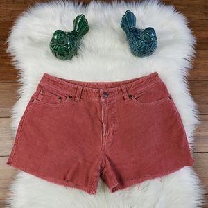 Corduroy shorts